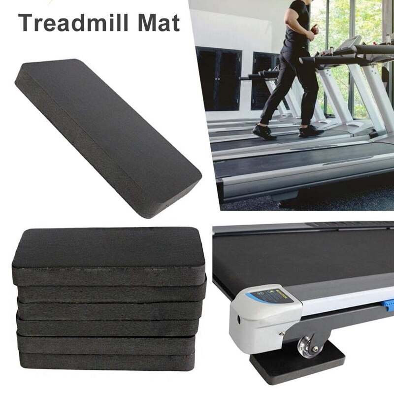 6 stuks loopbandmat geluidsisolatiemat fitnessmat met rubber met hoge dichtheid
