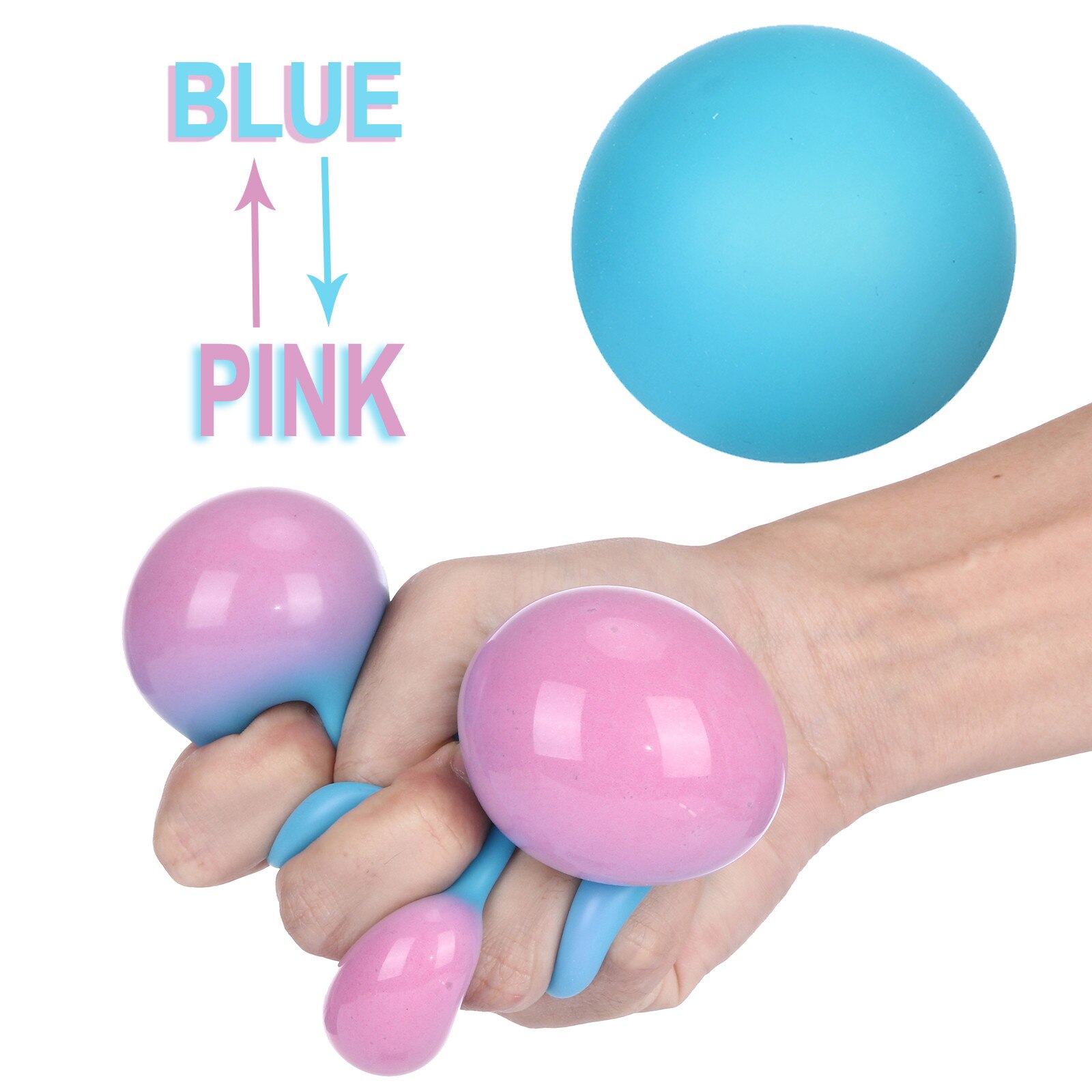 Antistress Needoh Bal Stress Change Colour Knijpen Ballen Voor Kinderen En Volwassenen Speelgoed Hand Ballen Squishy Strees Bal Popit: A