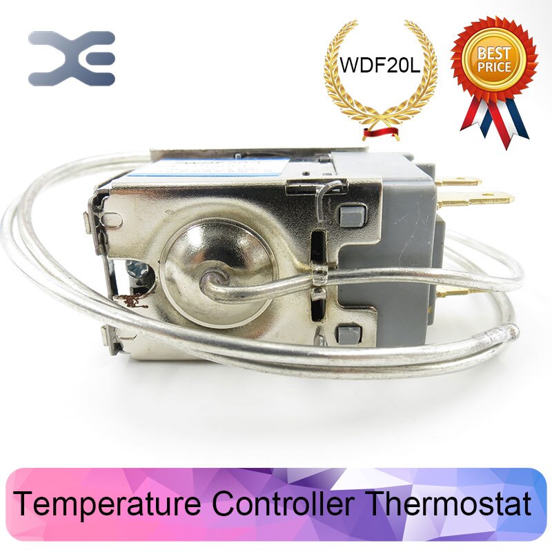 10Pcs Thermostat Frigo Refrigerator Spare Parts Thermostat Repairing Refrigerators WDF20-L 250V