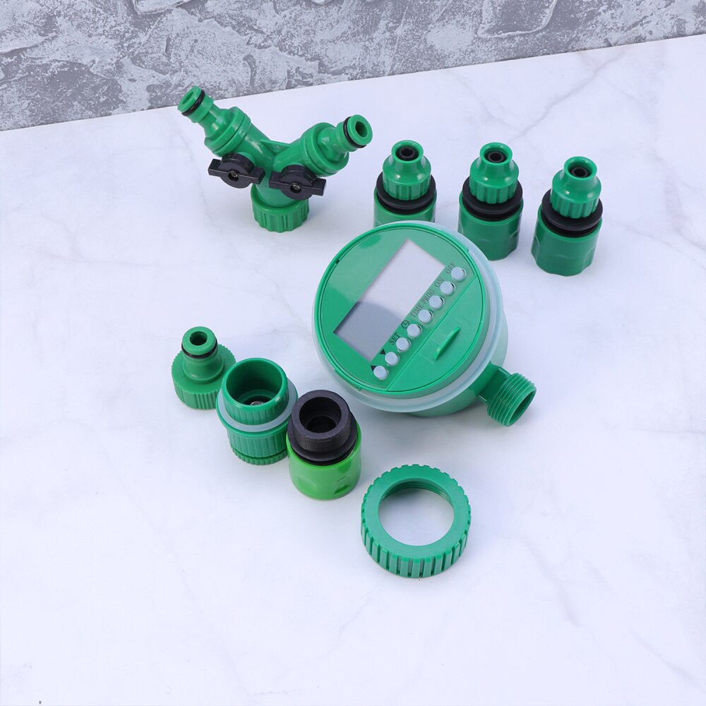 Garden Irrigation Timer Set Quick Release Garden Watering Timer Controller Without Battery Green