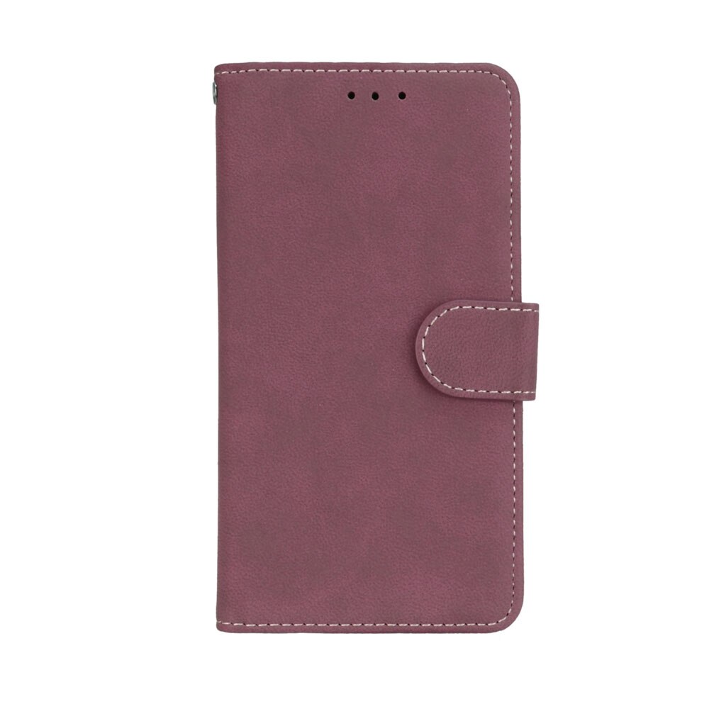 Funda de teléfono para BQ Aquaris U lite, carcasa de cuero con tapa para BQ Aquaris U lite: Rose