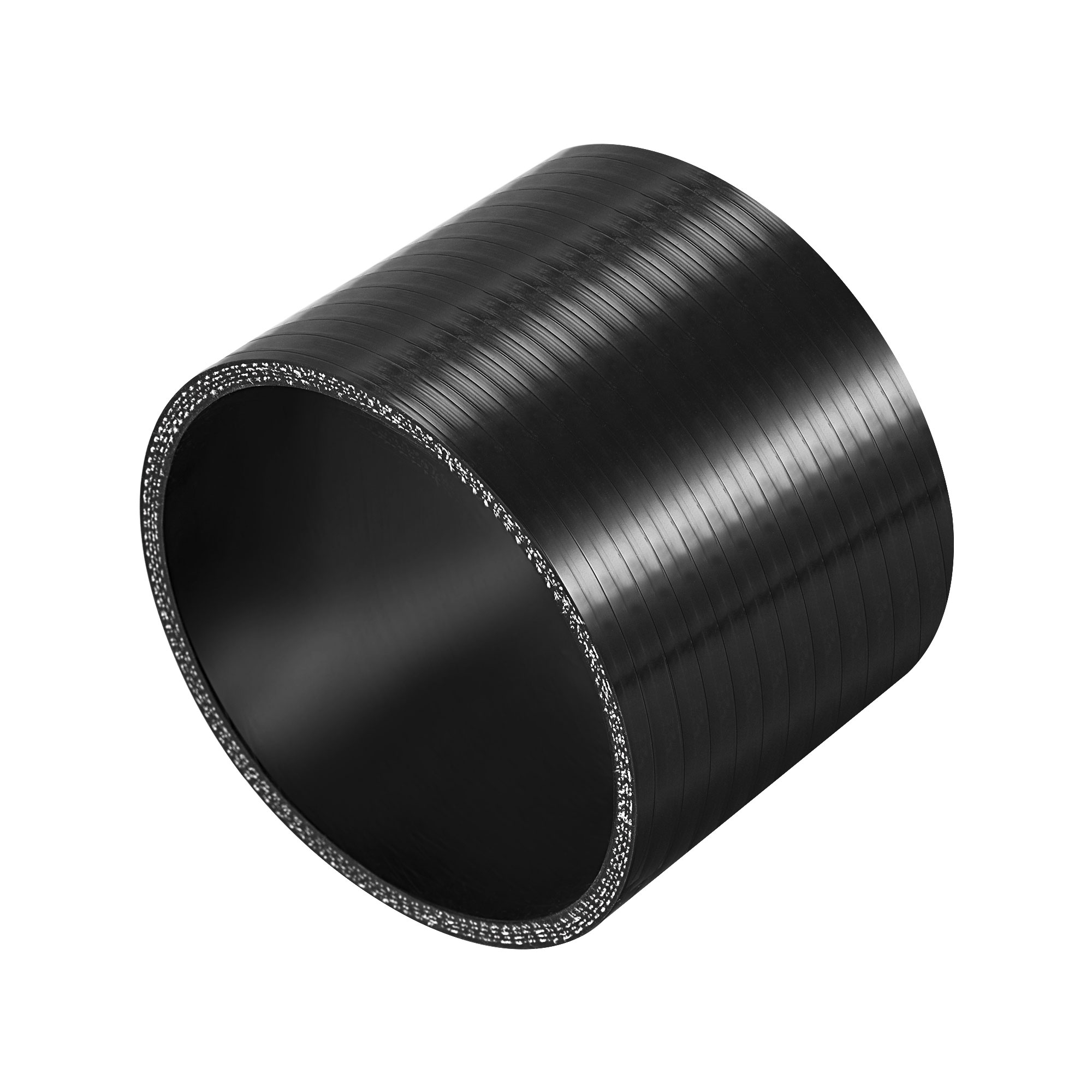 UXCELL 25mm-127mm ID Hoge Prestaties Rechte Siliconen Koppeling Pijp Versterkte Rechte Slang Turbo Inlaattraject Zwart