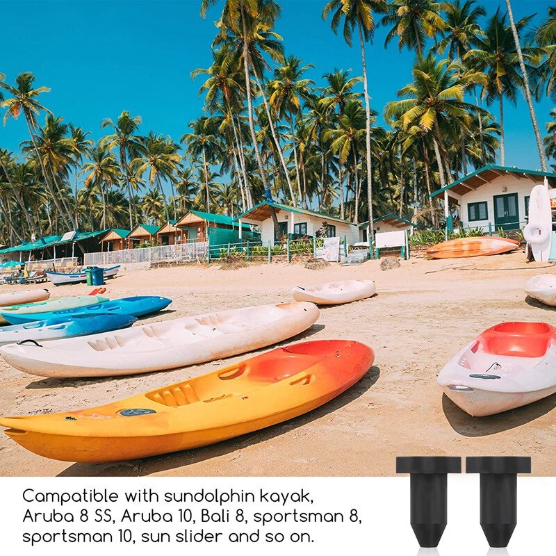 -6Pcs Kajak Drain Plug Drain Stoppers Past Meest Kayak Kano Sundolphin Aruba 8, Ss Aruba10, Bali 8, sportman 8,Sportsman10