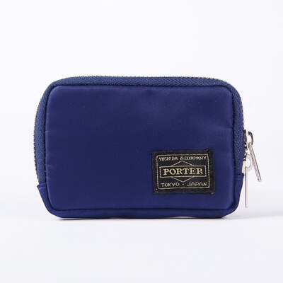 Men Wallet Nylon Cloth Short Wallet Female Handbag Casual Women Wallets Youth Purse: blue