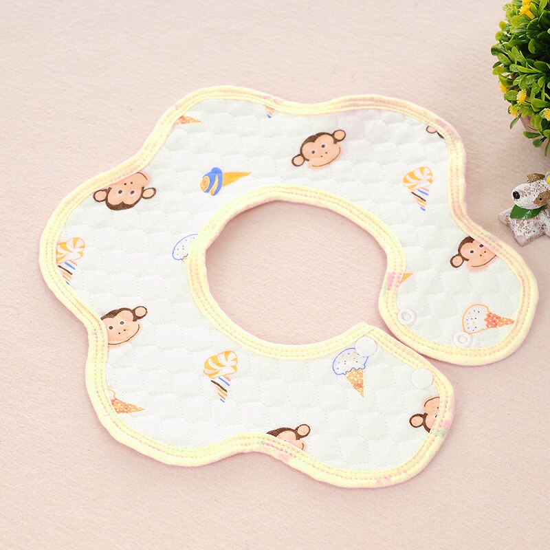 Mittagessen Fütterung Lätzchen Baby Wasserdicht Karikatur drucken Speichel Handtuch Fütterung Tuch Kleinkind Kleinkind Jungen Mädchen Fütterung Bandanas Schürze