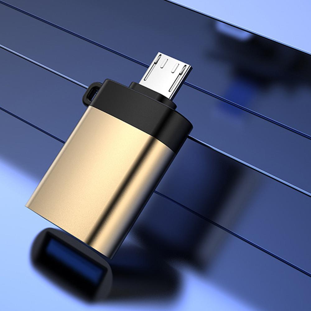 Cable OTG tipo c a USB 3,0, adaptador USB 3,0, Micro adaptador de Cable USB OTG para tableta, disco duro, disco Flash, ratón USB: Micro Gold