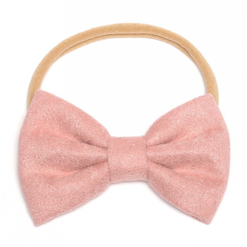 10 stks/partij Handgemaakte Stof Baby Bow Hoofdband Nylon Haarband Voor Babys One size fits Meer