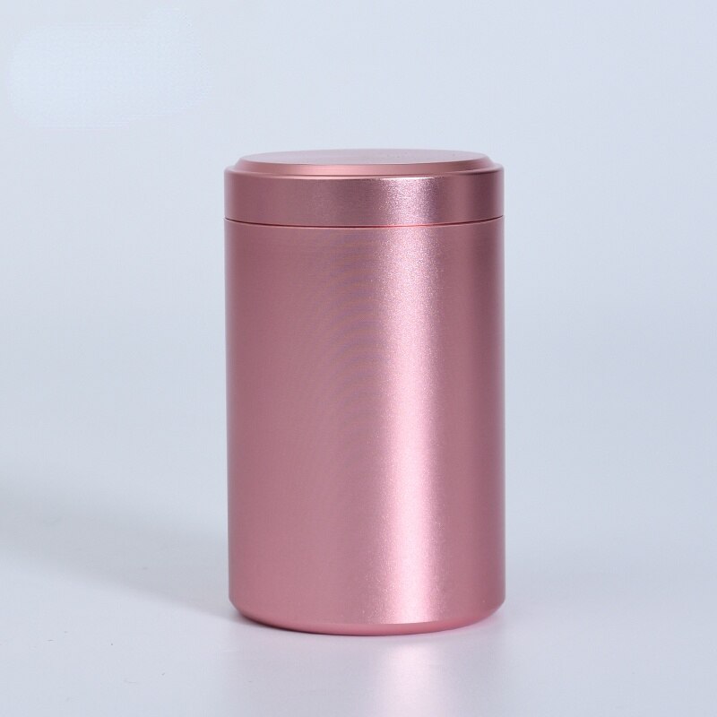 Petite urne pour animaux de compagnie, en métal frais, en acier inoxydable, scellée: Rose / 4.5x6.5cm