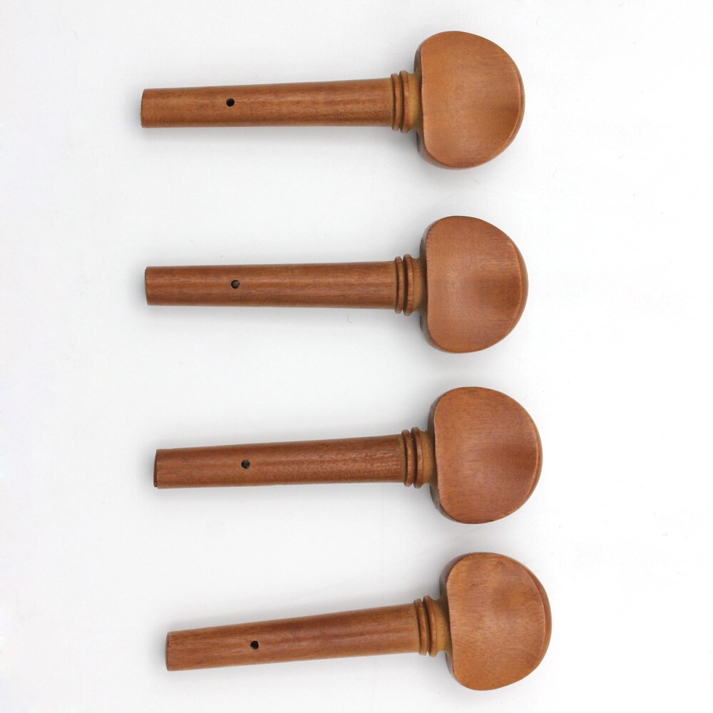 4 stks 4/4 Viool Fiddle Tuning Peg Set Jujube Hout Houten Vervanging voor 4/4 Viool