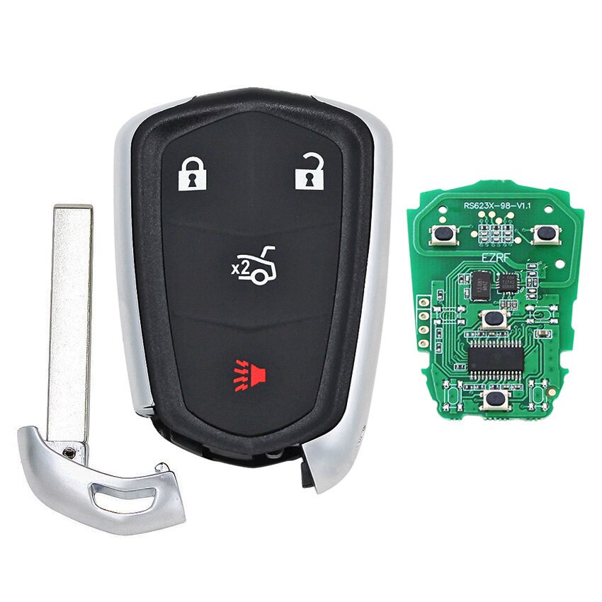 4/5/6 -painikkeen älykäs kauko-ohjain cadillac escalade /escalade esv xts cts  ct6 ats 433 mhz fcc id: hyq 2eb