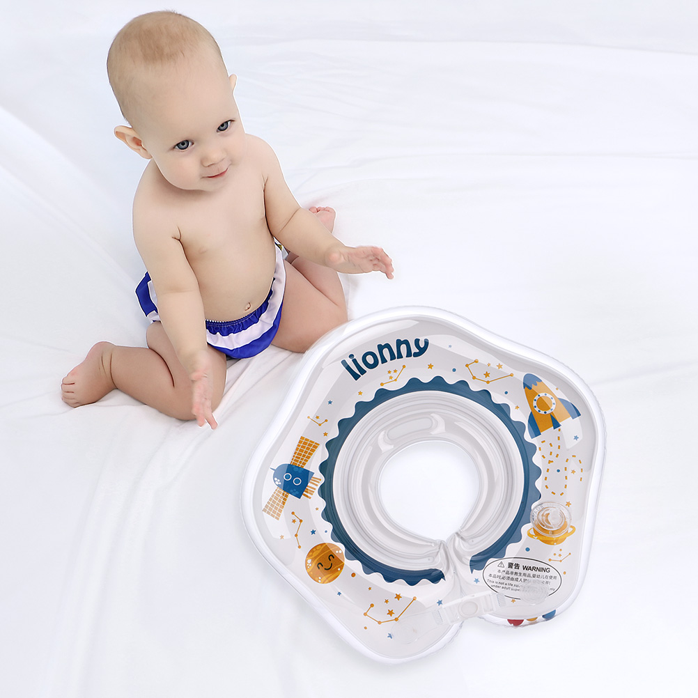 Opblaasbare Zwemmen Float Baby Accessoires Hals Float Ring Buis Veiligheid Zuigeling Drijvende Cirkel Voor Baden Water Voor 0-8Month