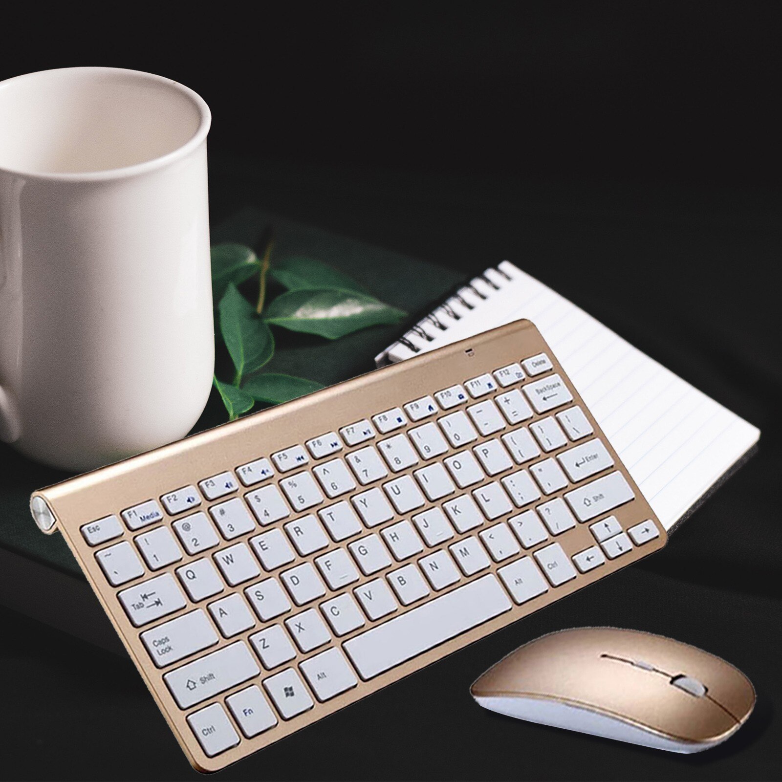 2.4G Wireless Keyboard and Mouse Mini Rechargeable bluetooth Keyboard With Mouse Home Office Keyboard For PC Tablet Phone