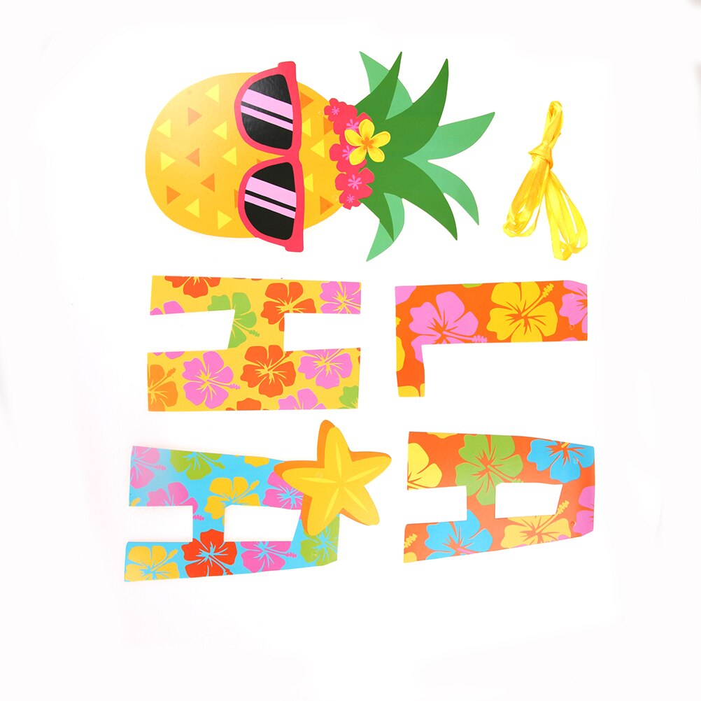 Ananas hengende banner hawaii vimpel tropisk gull bokstav ananas flagg bunting bursdagsfest bryllup dekor foto rekvisitter
