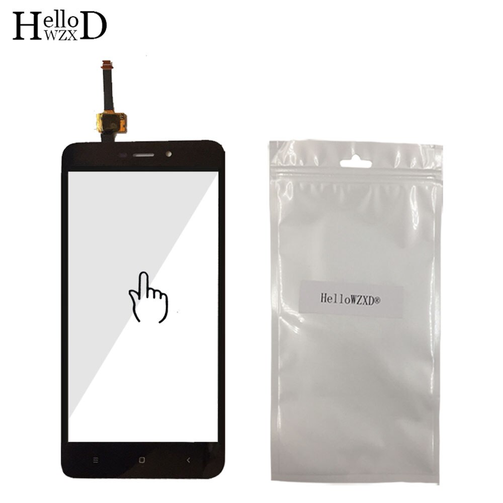 EEN + + + TouchGlass Front High Voor Xiaomi Redmi 4A Hongmi 5.0 "Touch Screen Digitizer Glas Panel Lens Sensor Vervangen lijm