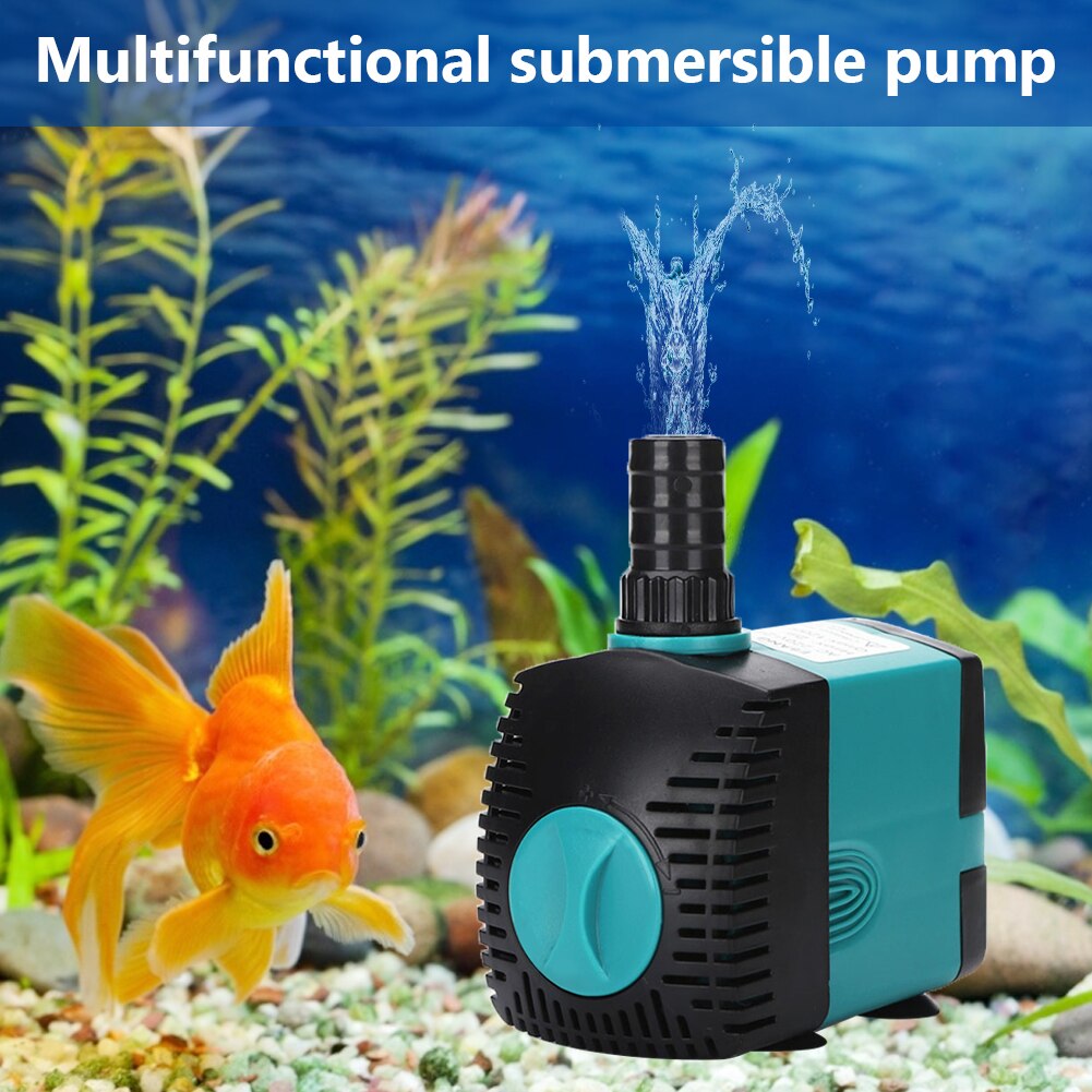 Ultra Quiet Submersible Fountain Pump Fish Tank Aquarium Water Pump Filter Manure Fish Pond Side Suction Pump