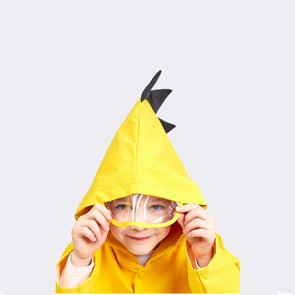 Barn bebis regnkappa dagis dinosaurie barn stor klass poncho barn barn poncho vår och höst 2-6 år