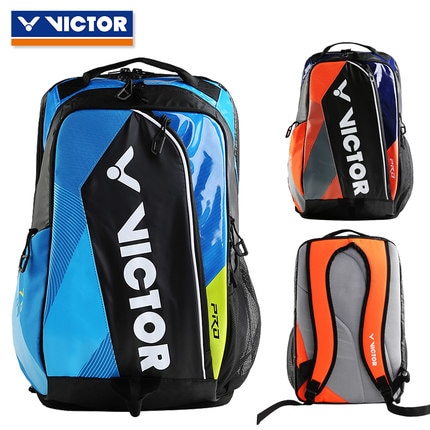 2018New Original Victor bádminton bolsa mochila deporte al aire libre de viaje bolsas de deportes de raqueta bolsa de gimnasio BR7009FC para 1-3 raquetas de zapatos