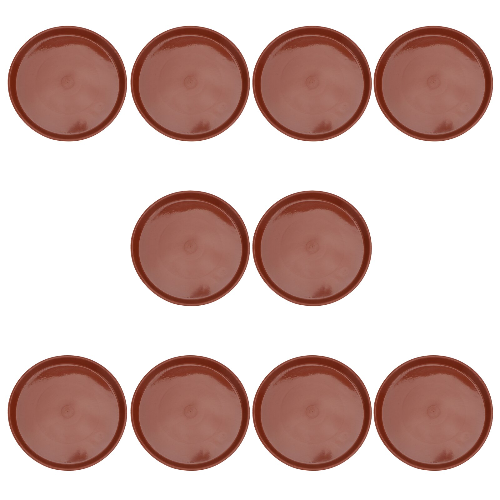 Flowerpot Pots Drought Resistance Preservative Recycled Plastic Desktop Floor-standing Plants Tray Pots: Size 3