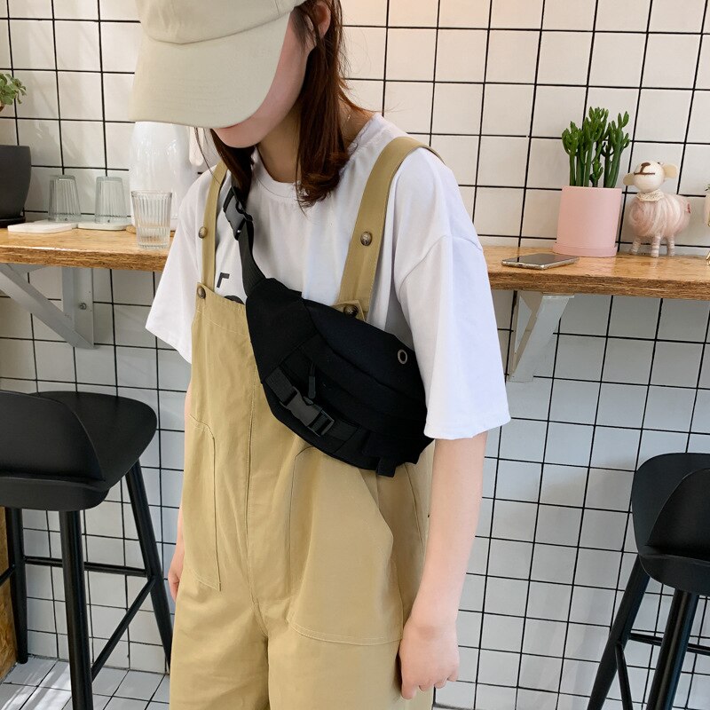 Harajuku Wind JUNGEN Trend Rucksack Schulter Tasche männer Große Kapazität Neue Stil modisch Tasche Sommer Studenten Super Feuer hüfte