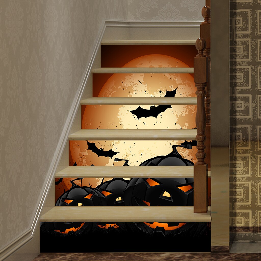 6 teile/satz 3D Treppen Abziehbilder Aufkleber Treppen Abziehbilder Treppe Aufkleber
