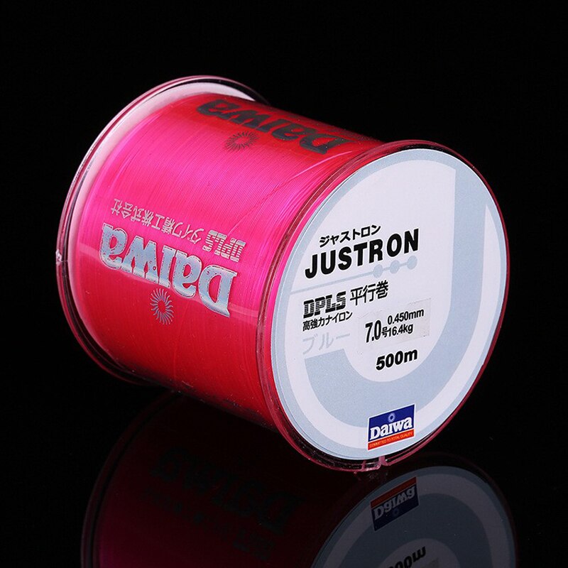 Stingkiss Vissen Apparatuur 500M Super Sterke Vislijn Monofilament Nylon Vislijn Multicolor Optionele: Pink