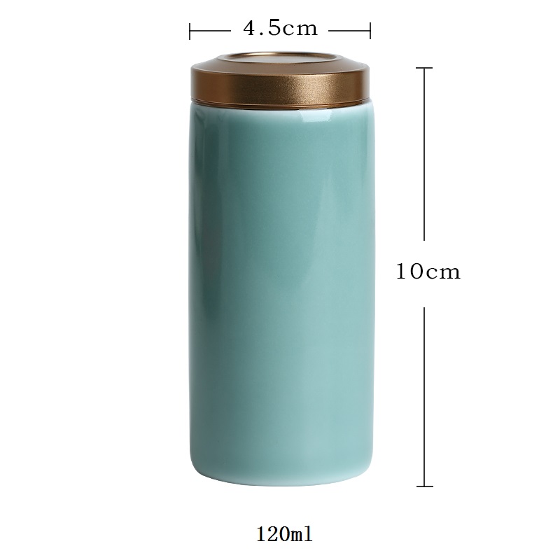 CHANSHOVA einfarbig Kleine und große Porzellan Tee Caddie kanister Versiegelt keramik glas Chinesischen Tee lagerung Kasten Container H293: 10