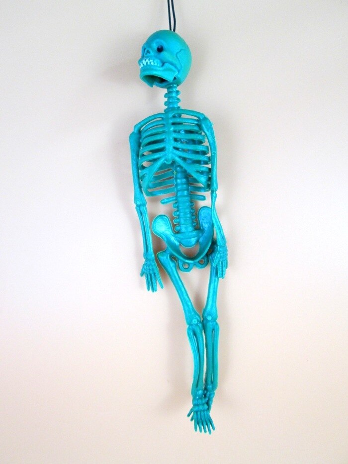 Product Tricky Frightening Human Skeleton Body Bones Model Children Prank Halloween Toys