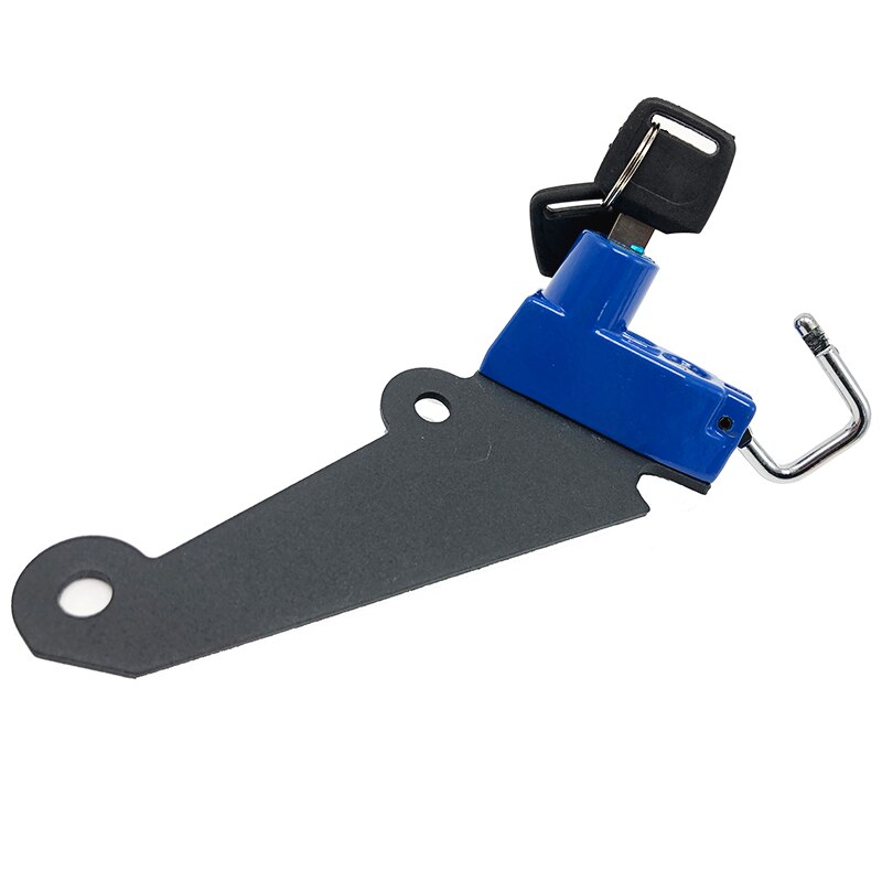 Cerradura para casco de motocicleta Kit de aluminio con 2 llaves para Kawasaki Z1000 , de Ninja 1000 NINJA1000 ninja1000: Azul