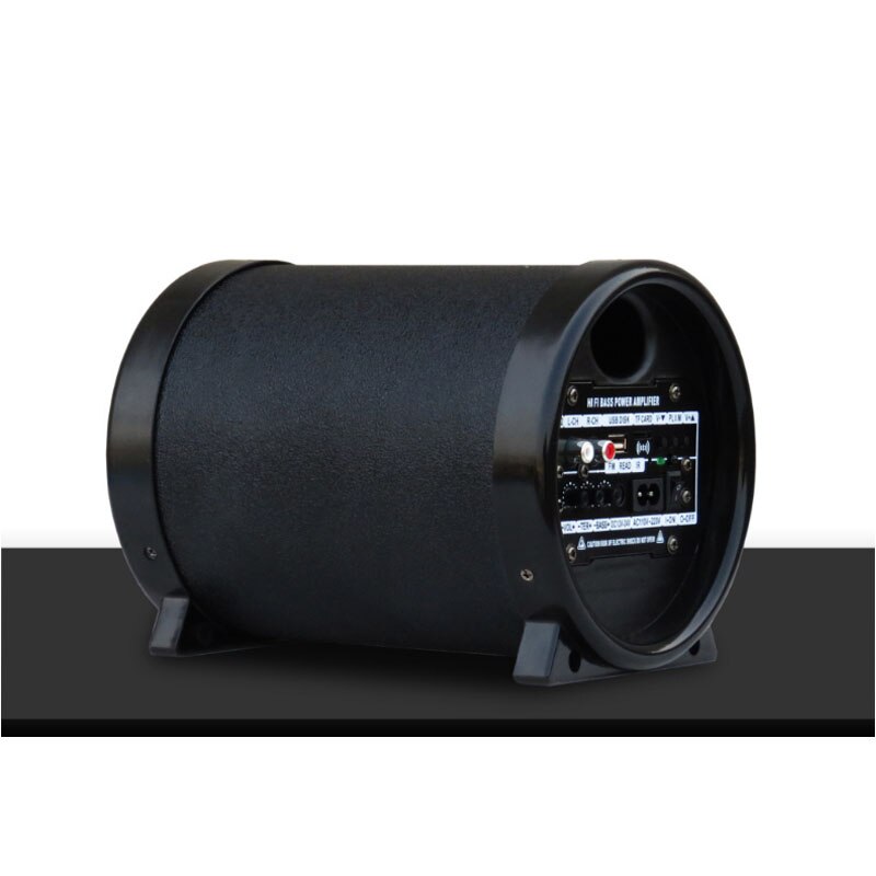 1 Set 5inch Car Active Speaker Bass 12V 220V Subwoofer Portable Speakers Box Home Auto HiFi