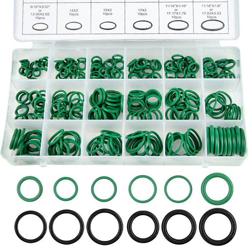 O-Ring Assortiment Kit Set Nitrilrubber Hogedruk O-ringen NBR Afdichtingsset voor Loodgieterswerk Automotive en Kraanreparatie O-ringen