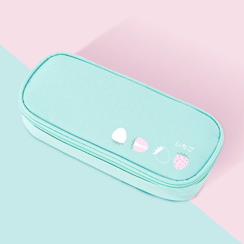 DGTSYAL Kawaii Estuche Escolar De Silicona Blanda 2 En 1, Portalápices