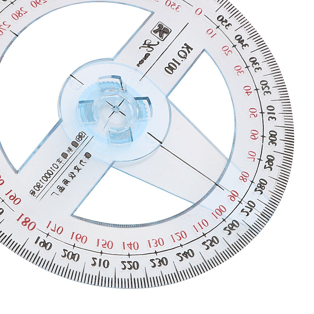 Pointer Plastic Ruler DIYWORK Gauging Tools 360 Degree Pointer Protracto... – Grandado