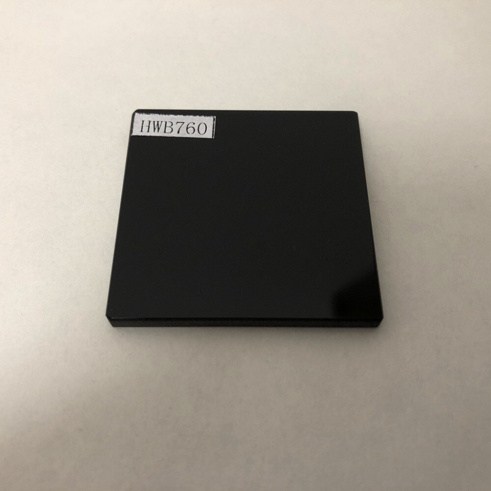 50x50mm optical 760nm ir pass filter HWB760