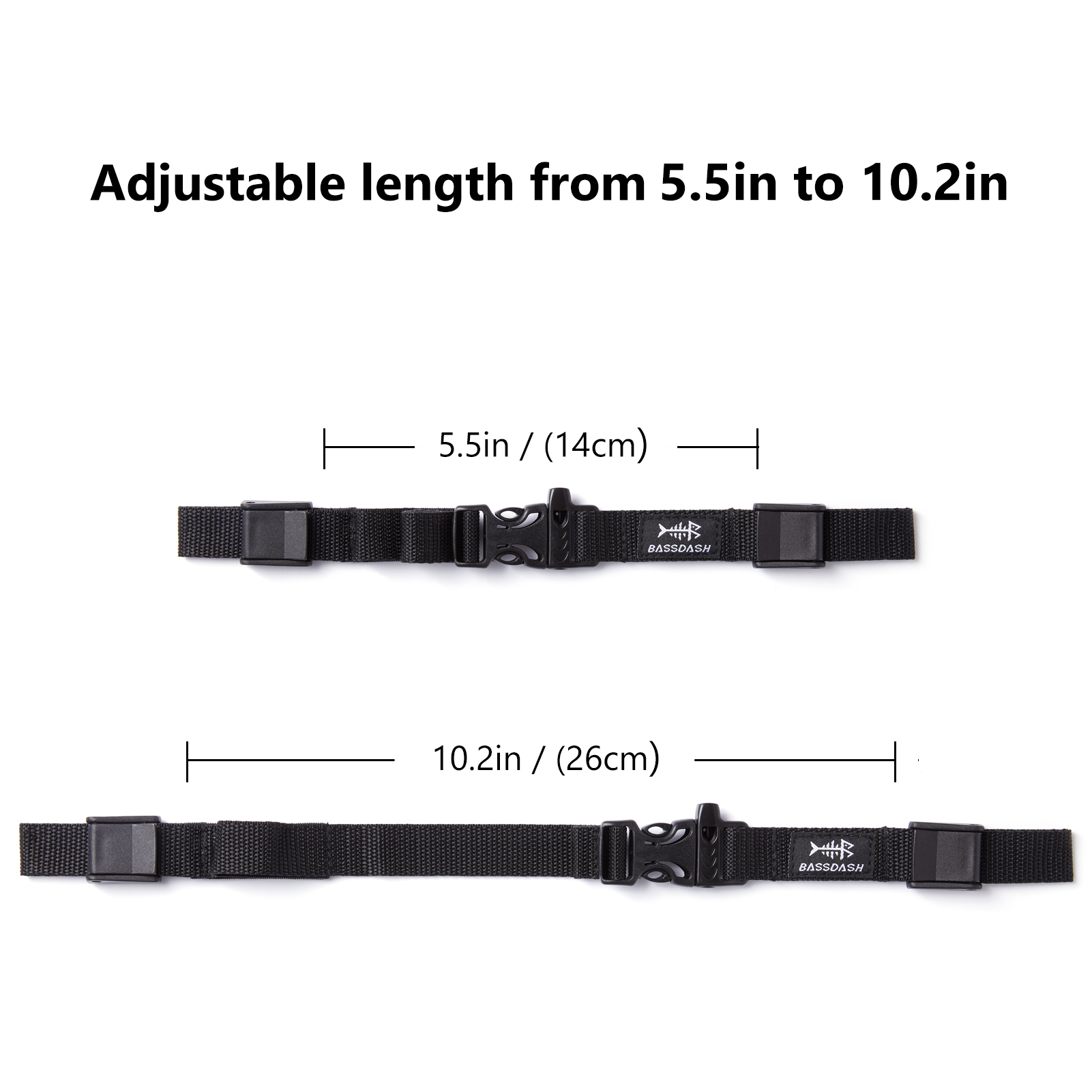Bassdash Sternum Strap Adjustable Chest Strap for Backpack with Buckle 2-Pack Chest Strap for Children