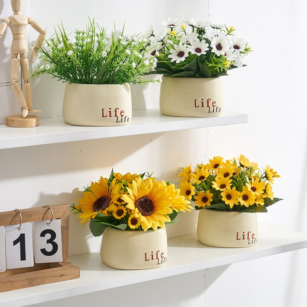 Artificial plants for decoration home decoration accessories Room decor wedding decoration Artificial flowers Desktop Bonsai