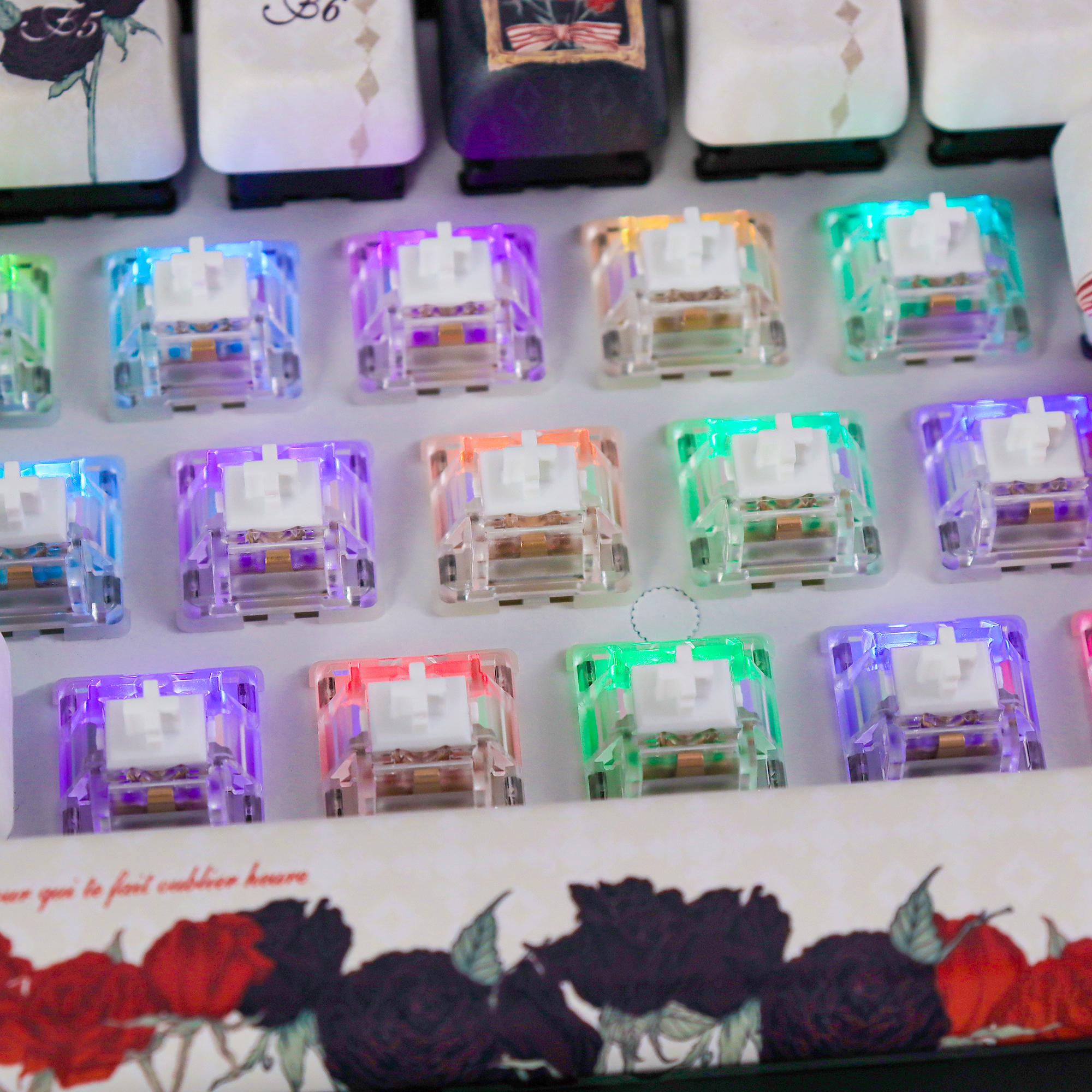 KBDiy Kang White V3 Switches for DIY Aula F87 Mechanical Keyboard Linear Switch 5-Pin Custom Cherry Gaming Accessories MX Switch