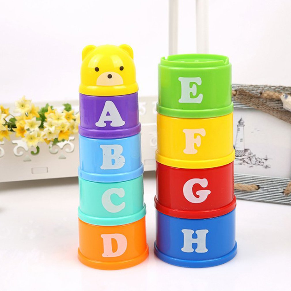 8 Pieces Croc Cups Plastic Stack Cups Printing Cups Stack Up Cups