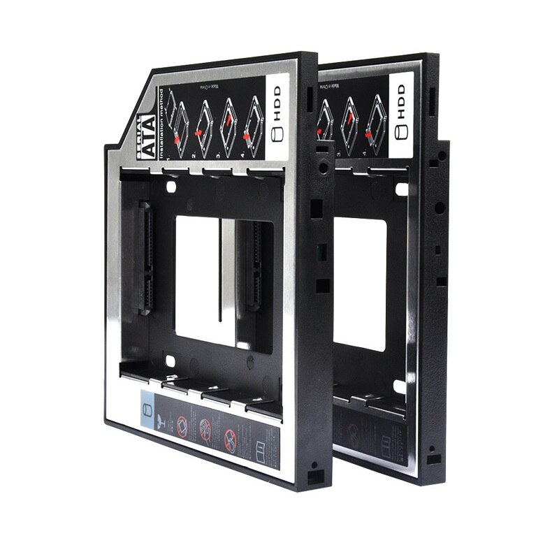 Aluminum 2.5" Internal SSD 12.7mm Hard Disk Caddy Tray Enclosure for Laptop notebook mac book