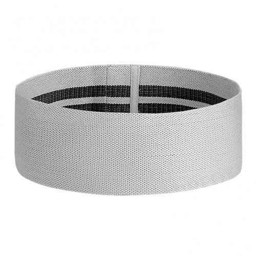 Workout Squats Yoga Strength Training Hip Loop Anti-slip Elastic Resistance Band: Light Grey
