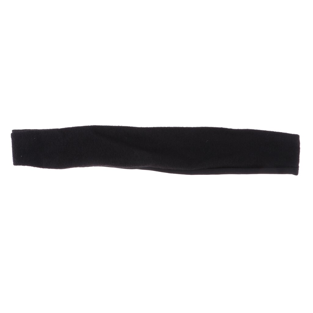 Haarband Stretch & Vochtregulerende Sport Hoofdband Zweet Band Wrap Voor Vrouwen Mannen Werken Out Jogging: Pure Black