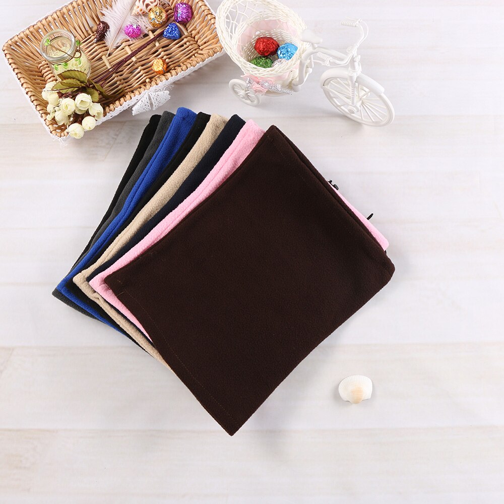 Unisex 3in1 Winter Polar Fleece Neck Warmer Snood Scarf Hat Women Men Thermal Ski Wear Snowboard Warmer Face Mask Beanie Hats