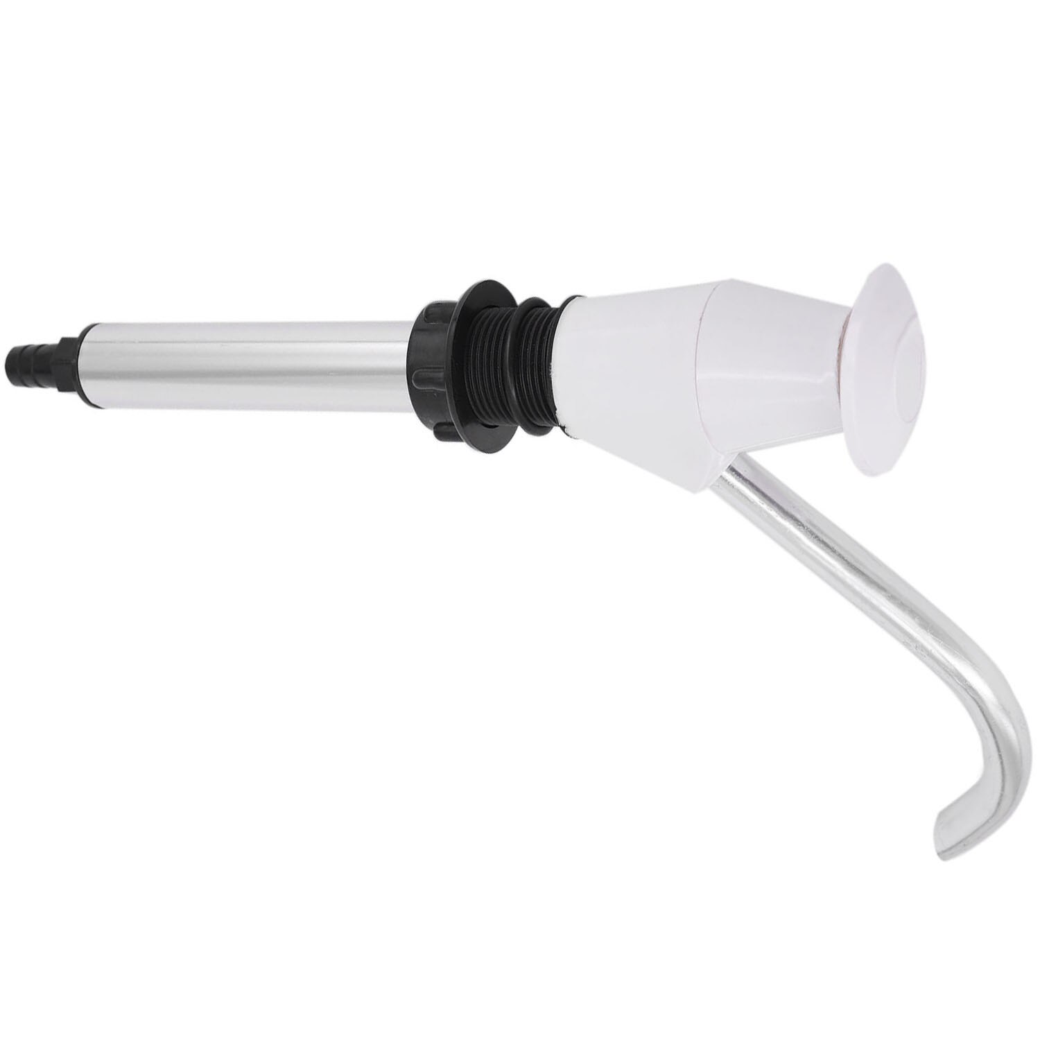 Witte Wastafel Water Handpomp Tap Camper Pompen Kraan Voor Caravan/Camping Trailer/Boten/Werk Voertuigen Stevige legering Materiaal
