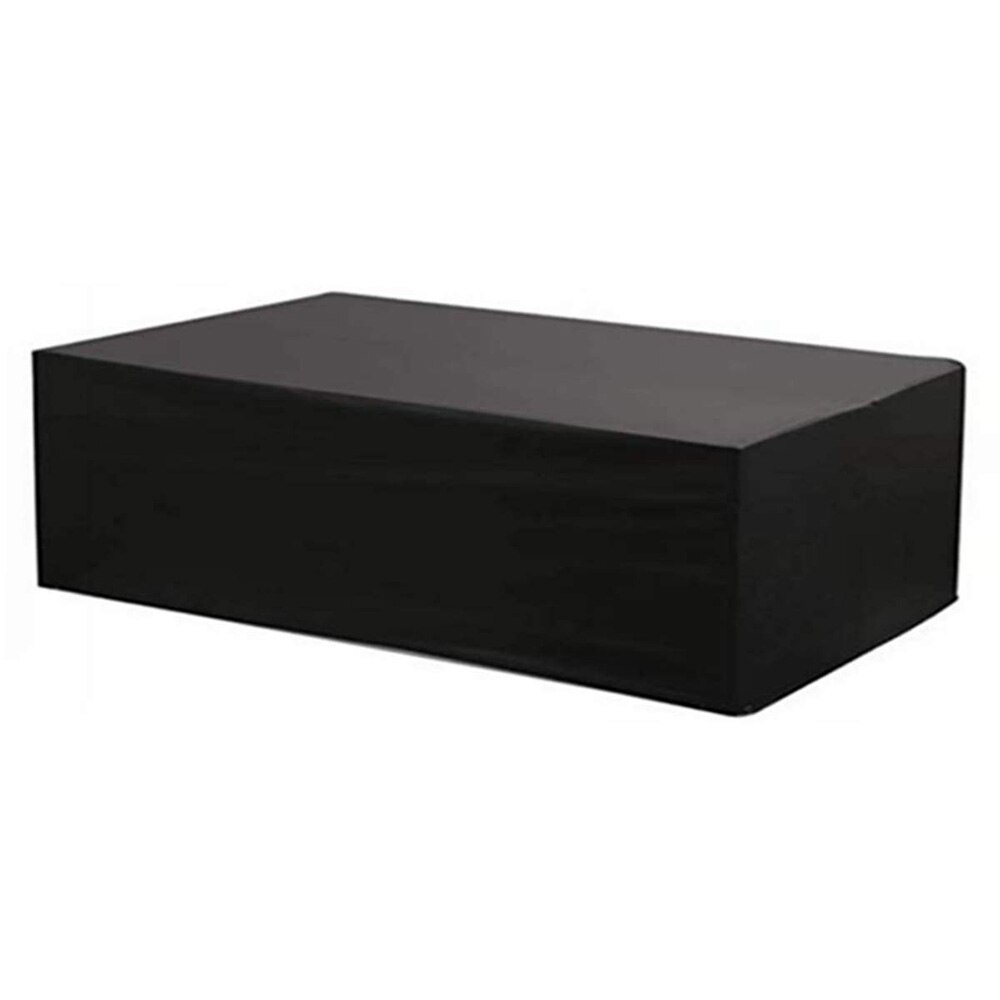 Waterdichte l-vormige hoek buitenpatio tuinmeubelhoes regen sneeuw tafel stoel beschermhoes universele stofhoes  d2: Vierkant 155 x 95 x 68cm
