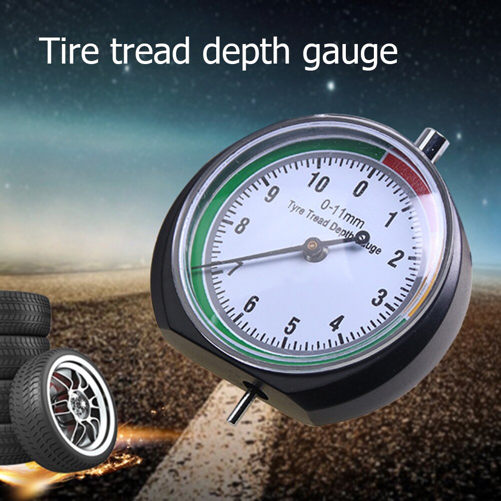 Auto Wheel Tyre Meten Liniaal Universele Automotive Vrachtwagens Loopvlak Patroon Diepte Dikte Detectie Gauge Meter