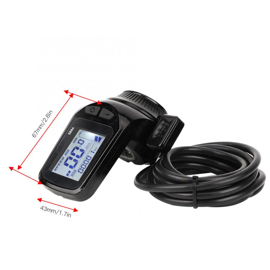 24 V/36 V/48 V 350W vélo électrique Scooter Brushless contrôleur Kit LCD panneau d'affichage e-bike moteur contrôleur