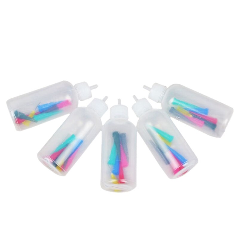 5pcs/Set Jam Painting Squeeze Bottles With 35 Nozzles Cake Decor Family Baking Pastry 50ML Bottle Jam Pot Drawing Tools LL: Default Title