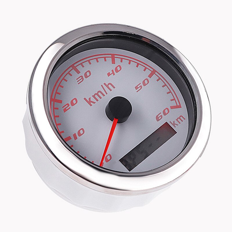 Boot Snelheidsmeter Gauge 30 Km/h 60 Km/h 120 Km/h 200 Km/h Kilometerteller Gauge Zonder Gps Antenne Met Rode Backlight