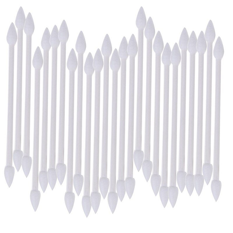 Bastoncillos de algodón con doble cabezal para mujer, bastoncillo de algodón para maquillaje, palillo de algodón para limpieza de orejas con puerto de carga para auriculares, 25 uds.
