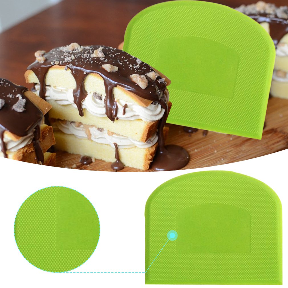 PP Plastic Cream Butter Cake Spatula Decorating Baking Scrapper Non-Stick Pastry Tool Bakeware Cooking Tool
