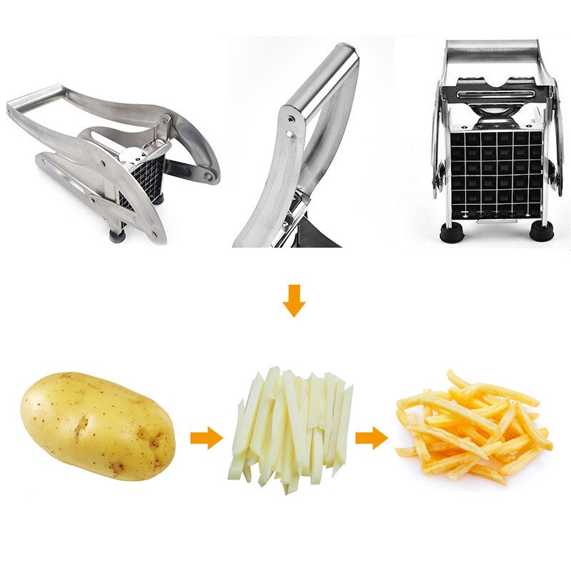 Broyeur manuel de pommes de terre, ustensile de cuisine polyvalent en acier inoxydable, broyeur de fruits et légumes, trancheur d&#39;aliments, Gadget de cuisine